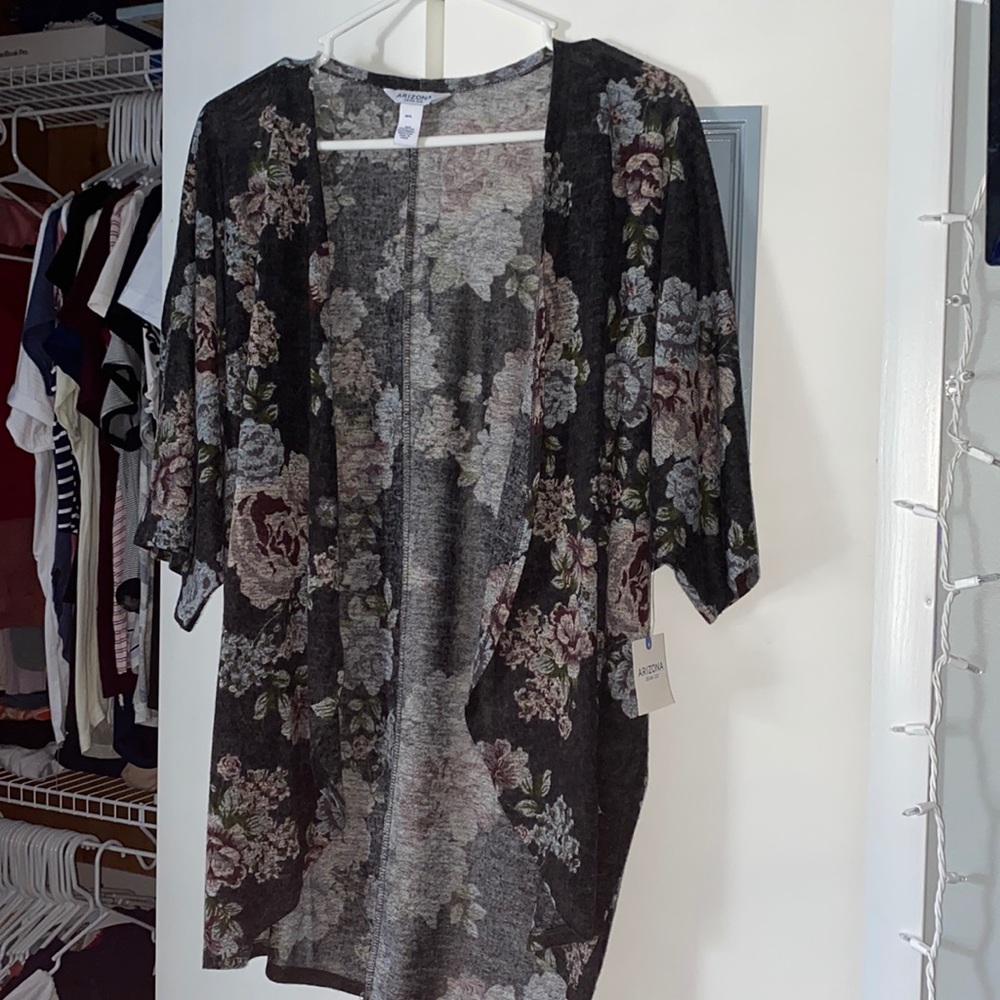 NWT Floral Cardigan
